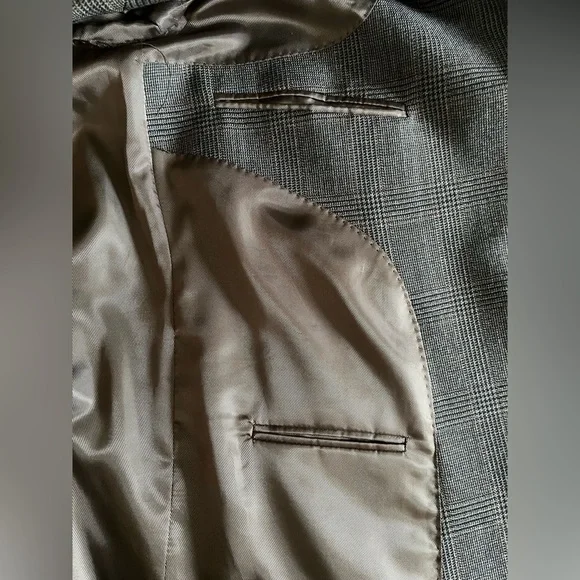 Men's Gray Blazer by Oleg Cassini